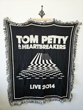 Tom Petty & The Heartbreakers 2014 Tour Tapestry Blanket Concert Merch